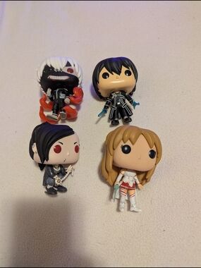 Out of Box Anime Funko Pop Lot: Tokyo Ghoul & Sword Art Online (SAO)